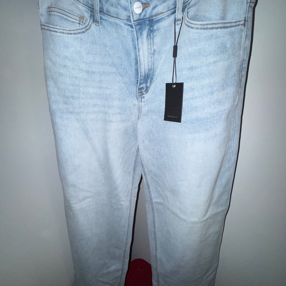 Light Blue Wide Leg Jeans